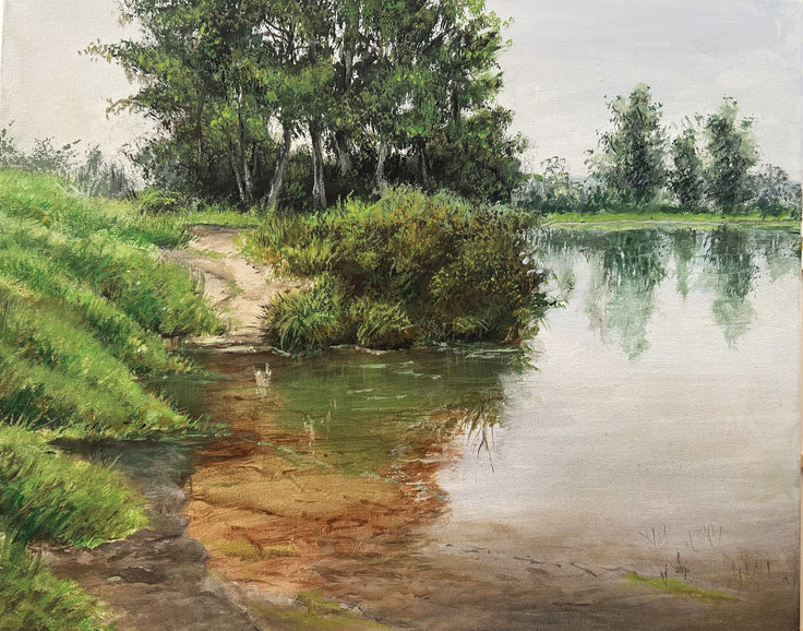 Ponds Edge Painting
